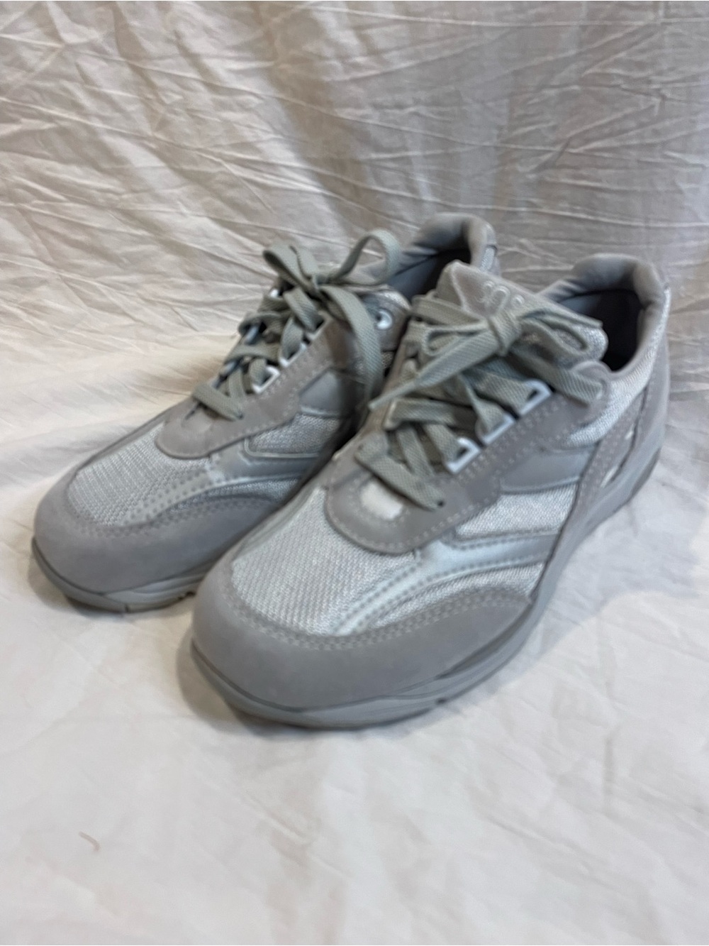 SAS Tripad Comfort Gray Silver Suede Mesh Walking Sneakers Women’s 8N USA